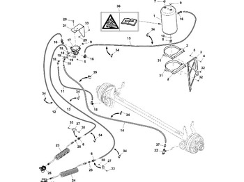 Гальмівний шланг/ Трубопровід JOHN DEERE