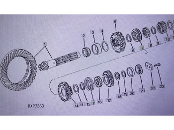 Коробка передач та запчастини JOHN DEERE