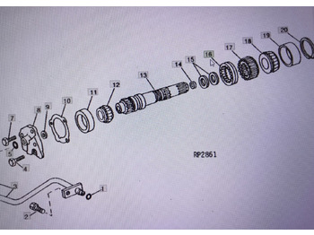 Коробка передач та запчастини JOHN DEERE