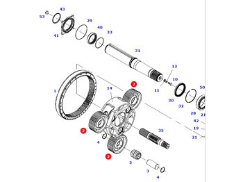 Задня вісь MASSEY FERGUSON