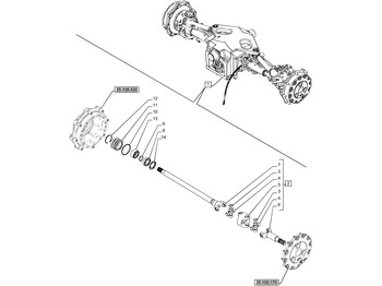 Піввісь NEW HOLLAND