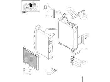 Радіатор NEW HOLLAND