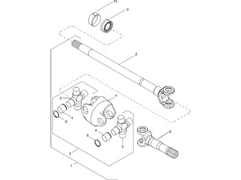 Піввісь NEW HOLLAND
