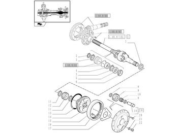 Піввісь NEW HOLLAND