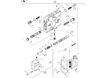Гідравлічний клапан NEW HOLLAND