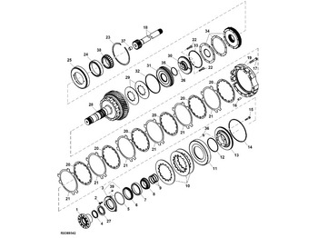 Коробка передач та запчастини JOHN DEERE
