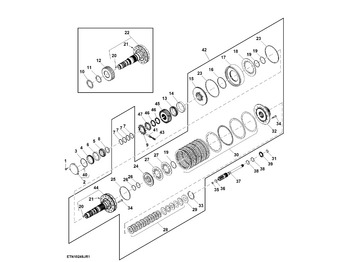 Коробка передач та запчастини JOHN DEERE