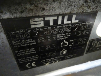 Візок STILL EXU20: фото 2