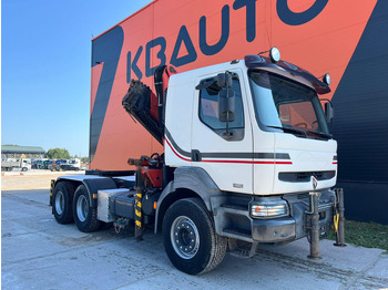 Бортова вантажівка/ Платформа, Вантажівка з маніпулятором Renault 420 DCI 6x4 FULL STEEL / PK32080: фото 4