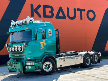 Гаковий мультиліфт вантажівка SCANIA R 520