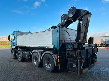 Самоскид вантажівка, Вантажівка з маніпулятором MAN 35-480 BL 8x4: фото 4