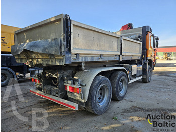 Самоскид вантажівка, Вантажівка з маніпулятором Mercedes-Benz Actros 1844: фото 4