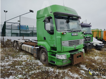 Скіповий навантажувач вантажівка RENAULT Premium Route