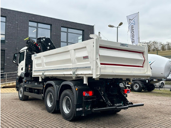 Самоскид вантажівка, Вантажівка з маніпулятором MAN TGS 33.440 6x6 /3-Seiten- Kipper / Kran HIAB 302: фото 3