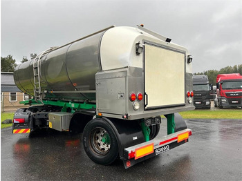 Напівпричіп цистерна SVF 20000 ltr isoleret rustfri mælketank: фото 3