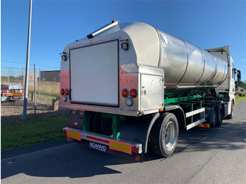 Напівпричіп цистерна SVF 20000 ltr isoleret rustfri mælketank: фото 2