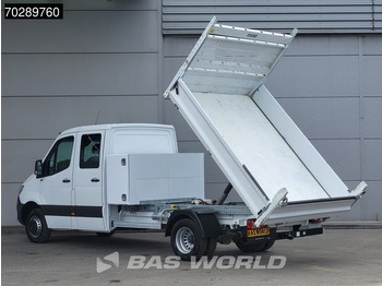 Легка бортова вантажівка Mercedes-Benz Sprinter 514 CDI Open Laadbak met Kist Dubbel Cabine Dubbellucht 3,5t Trekhaak Airco Cruise MBUX CarPlay Euro6 Pritsche Pickup Open Box 2: фото 5
