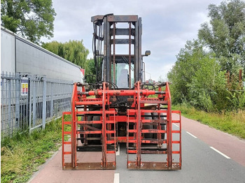 Дизельний навантажувач Hyster H 12.00 XL 12 ton heftruck met stenenklem forklift: фото 4