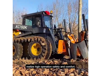 XCMG Official Tree Mover Skid Steer Attachment Tree Spade Transplanter - Гусеничний міні-навантажувач: фото 1 XCMG Official Tree Mover Skid Steer Attachment Tree Spade Transplanter - Гусеничний міні-навантажувач: фото 1