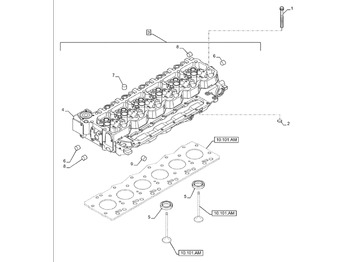 Новий Головка блоку IVECO FPT F4HFE613Y F4HFE613E*B005, F4HFE613F*A001 Cylinder Head 2831279 4899587 4893051: фото 3