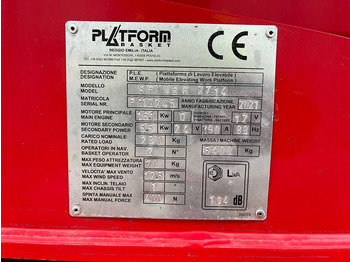 Колінчастий підйомник Platform Basket Spider 27.14: фото 5