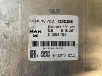 Блок управління в категорії Вантажівки MAN SIEMENS VDO Elektronik FFR Steuergerät Nr.81.25805.7067: фото 2