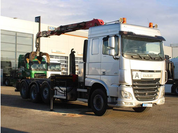 Гаковий мультиліфт вантажівка DAF XF 460, EURO 6, 8X2, 2X LIFTING AXLE, PALFINGER: фото 2