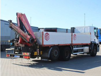 Бортова вантажівка/ Платформа, Вантажівка з маніпулятором Iveco STRALIS 400, 6X2, EURO 3, CRANE FASSI F110 Iveco STRALIS 400, 6X2, EURO 3, CRANE FASSI F110: фото 4