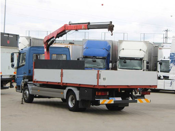 Бортова вантажівка/ Платформа, Вантажівка з маніпулятором Mercedes-Benz ATEGO 1018, EURO 3, CRANE FASSI F40A.21: фото 4
