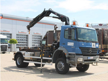 Гаковий мультиліфт вантажівка, Вантажівка з маніпулятором Mercedes-Benz AXOR 1824, CRANE HIAB 099B-3 DUO, 4x4: фото 2
