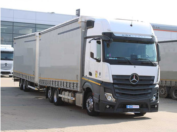 Тентована вантажівка Mercedes-Benz Actros 2542, 6X2, NAVIGATION+ PANAV TVK18M Mercedes-Benz Actros 2542,6X2,EURO 6,NAVIGATION + PANAV TVK18M: фото 2