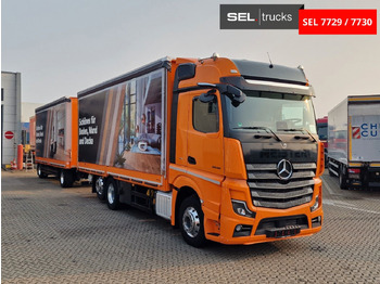 Тентована вантажівка Mercedes-Benz Actros 2548 / Retarder / Euro 6E / Aluklappen: фото 3 Тентована вантажівка Mercedes-Benz Actros 2548 / Retarder / Euro 6E / Aluklappen: фото 3