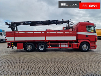 Вантажівка з маніпулятором, Бортова вантажівка/ Платформа Scania R 380 LB6X2*4MNA / Retarder / HIAB / Lenkachse: фото 4