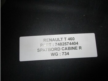 Кабіна й інтер'єр в категорії Вантажівки Renault 7482574404 spatbord T 460 rechts: фото 2