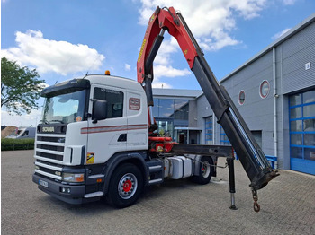 Вантажівка з маніпулятором SCANIA 124G 420