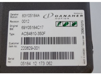 Блок управління в категорії Вантажно-розвантажувальна техніка Toyota/BT 220629-001 | Danaher motion AC Superdrive motor controller 83Y05184A A: фото 2