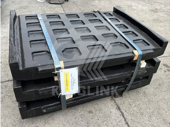 Новий Запчастини в категорії Дробарки Movable and Fixed Jaw Plates for CT2036 CT3042 | Kinglink 17003346 for crusher: фото 3
