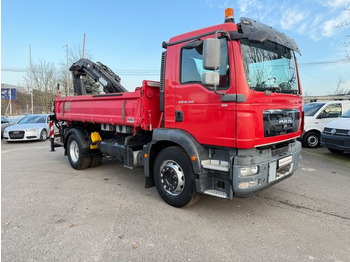 Самоскид вантажівка, Вантажівка з маніпулятором MAN TGM 18.340  Kipper mit Kran: фото 5
