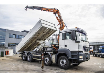 Самоскид вантажівка, Вантажівка з маніпулятором MAN TGS 35.400+TEREX 16T/2: фото 2