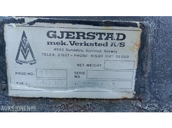 Будівельне обладнання Gjerstad 4000 Liter Hjullasterskuffe Store BM  245cm bredde: фото 5