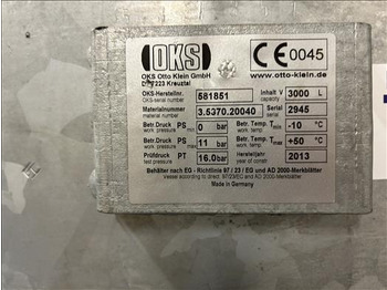 Обладнання для харчової промисловості OKS Air receiver tank: фото 4 Обладнання для харчової промисловості OKS Air receiver tank: фото 4