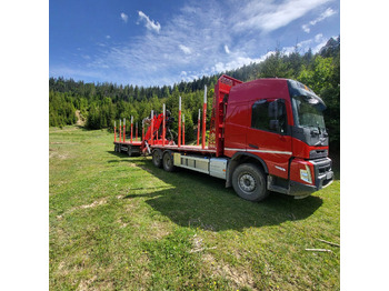 Лісовоз, Вантажівка з маніпулятором Для транспортування ліси VOLVO FMX 500: фото 4