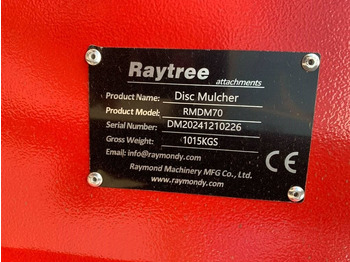 Лісовий мульчер Raytree RMDM70 Mulcher: фото 4