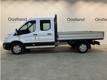 Легка бортова вантажівка, Вантажопасажирський фургон Ford Transit 2.0 TDCI L3H1 130 PK DC Dubbel Cabine Trend Open Laadbak / Euro 6 / Airco / Cruise Control / Trekhaak / CarPlay / 23.600 KM !! / BPM VRIJ !!: фото 2