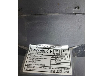 Опалення/ Вентиляція в категорії Вантажівки WEBASTO OGRZEWANIE WEBASTO AIR TOP 2000 S RENAULT PREMIUM MIDLUM DXI VOLVO FL FE: фото 3 Опалення/ Вентиляція в категорії Вантажівки WEBASTO OGRZEWANIE WEBASTO AIR TOP 2000 S RENAULT PREMIUM MIDLUM DXI VOLVO FL FE: фото 3