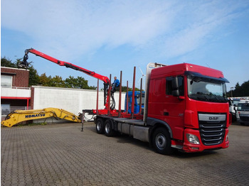 Лісовоз, Вантажівка з маніпулятором DAF XF 510 + EPSILON M120Z Holzheckladekran +Greifer: фото 2