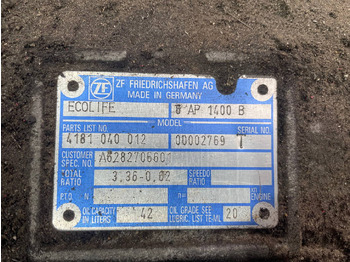 Трансмісія в категорії Автобуси Mercedes-Benz Getriebe ZF 6 AP 1400 B Ecolife 4181040012 6AP1400B Citaro: фото 4