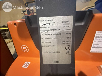 Електронавантажувач Toyota BT SWE 80 L: фото 5 Електронавантажувач Toyota BT SWE 80 L: фото 5