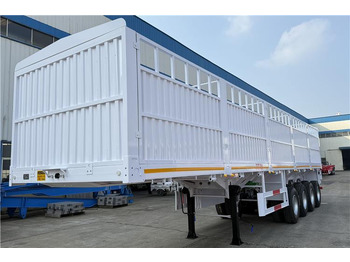 Новий Для перевезення худоби напівпричіп Для транспортування тварин TITAN 4 Axle 80 Ton Fence Cargo Truck Trailer for Sale in Nigeria: фото 4