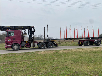 Тягач, Напівпричіп лісовоз SCANIA R500: фото 3